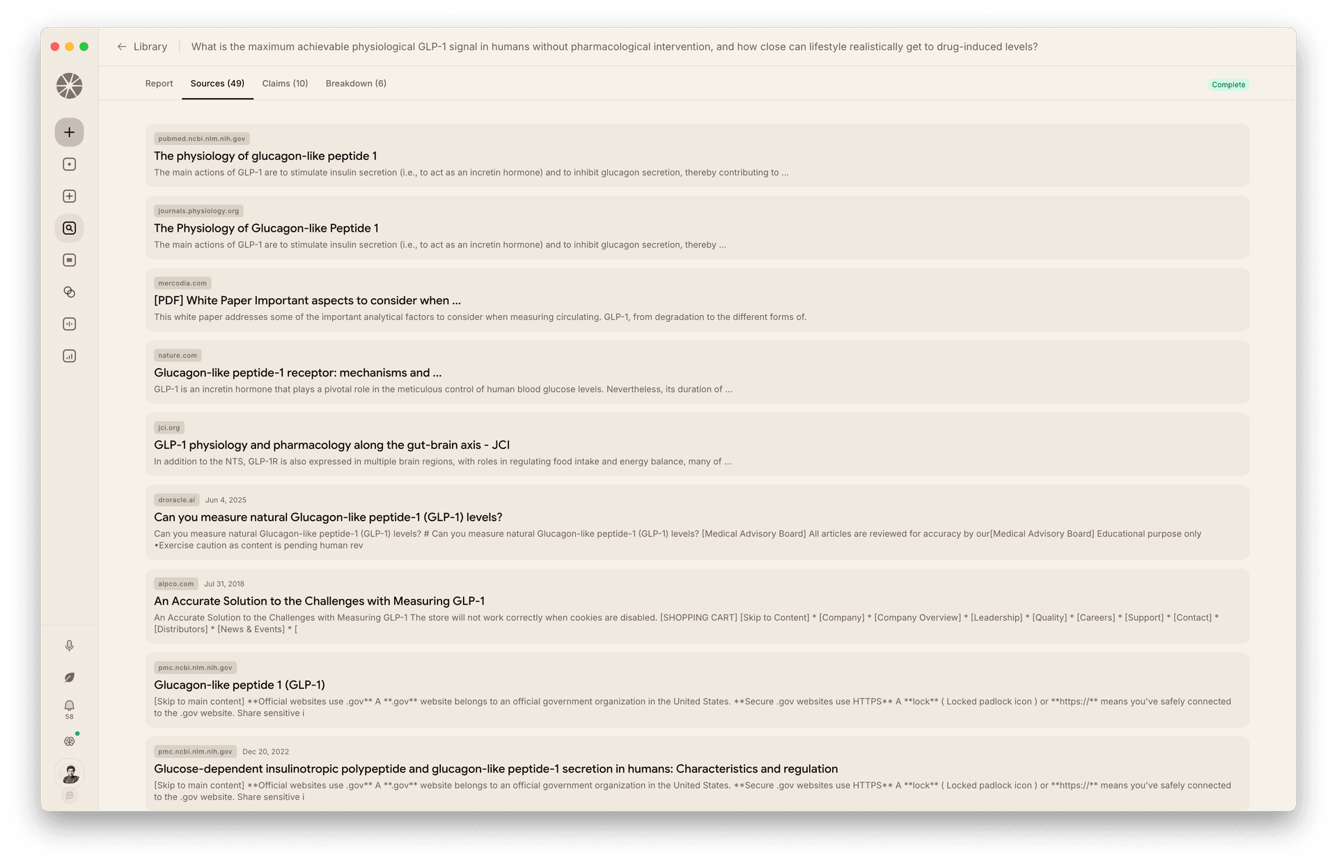 Research — Analysis